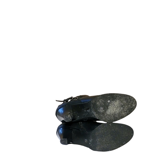 Women Vintage Leather Black Ankle Boots By St Johns Bay Size 8M/ Women Leather B - Picture 8 of 8